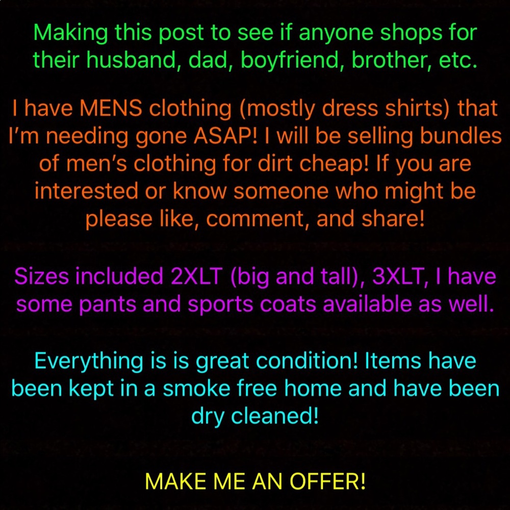 Men’s clothing